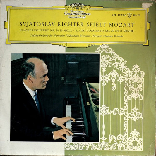 Mozart*, Sviatoslav Richter, Sinfonie-Orchester Der Nationalen Philharmonie Warschau*, Stanislaw Wislocki : Klavierkonzert Nr. 20 D - Moll / Piano Concerto No. 20 In D Minor (10", Mono, RP)