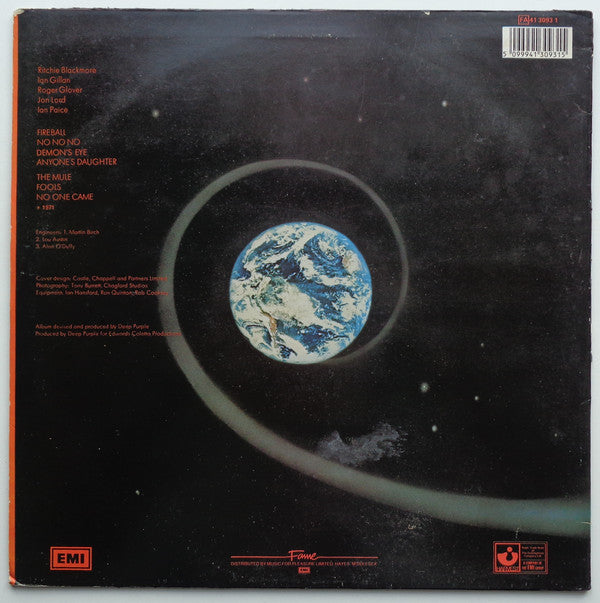 Deep Purple : Fireball (LP, Album, RE)
