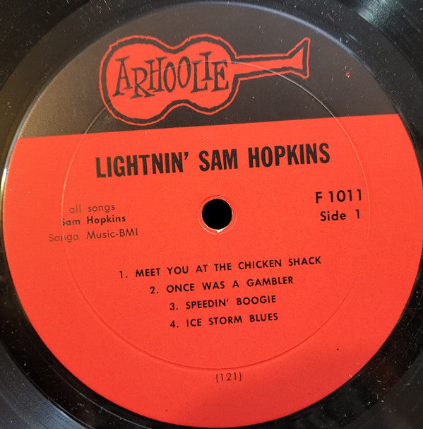 Lightnin' Sam Hopkins* : Lightnin' Sam Hopkins (LP, Album, RE)