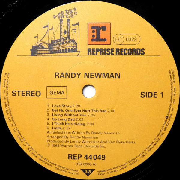 Randy Newman : Randy Newman (LP, Album)