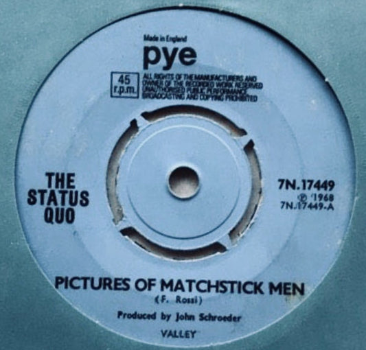 The Status Quo* : Pictures Of Matchstick Men (7", Single)