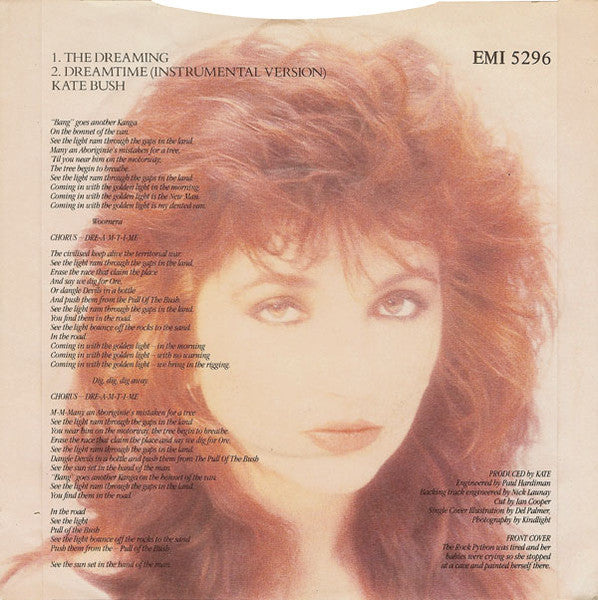 Kate Bush : The Dreaming (7", Single, 4-p)