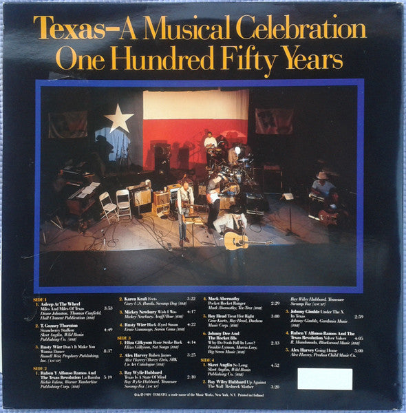 Various : Texas - A Musical Celebration One Hundred Fifty Years (2xLP, Album)