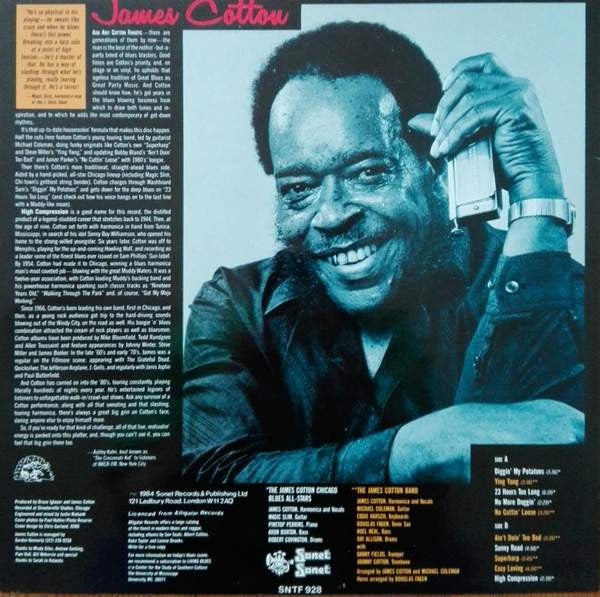 James Cotton : High Compression (LP, Album)