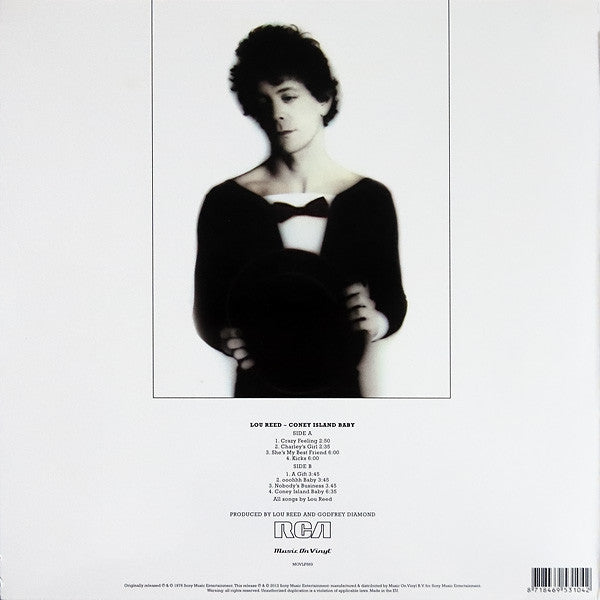 Lou Reed : Coney Island Baby (LP, Album, RE, 180)