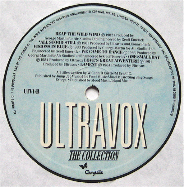 Ultravox : The Collection (LP, Album, Comp + LP, Album, Comp, Ltd, Bon)