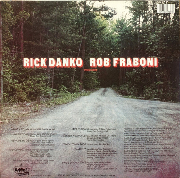 Rick Danko : Rick Danko (LP, Album, RE)