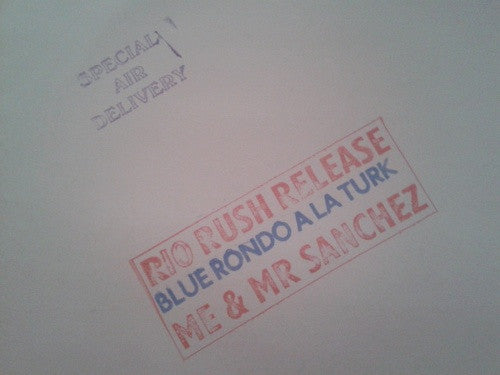 Blue Rondo À La Turk : Me And Mr. Sanchez (12", Promo, W/Lbl)