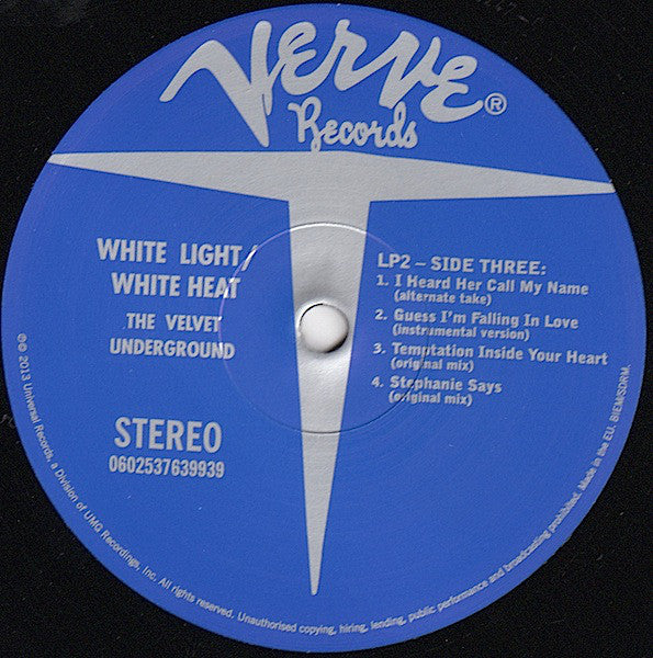 The Velvet Underground : White Light/White Heat (2xLP, Album, RE, RM, 180)