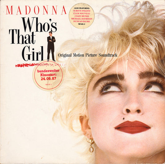 Madonna : Who's That Girl (Original Motion Picture Soundtrack) (LP, Album)