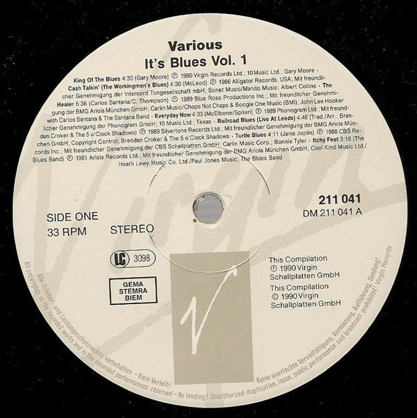 Various : It's Blues Vol. I (LP, Comp)