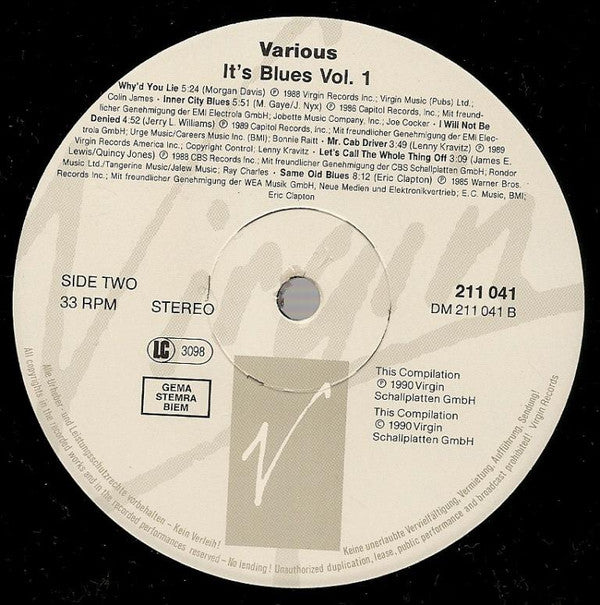 Various : It's Blues Vol. I (LP, Comp)