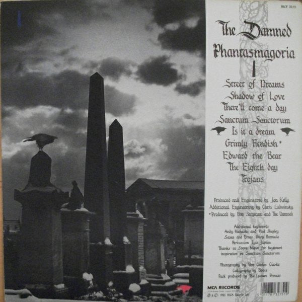 The Damned : Phantasmagoria (LP, Album, CBS)