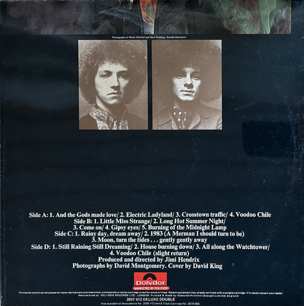 The Jimi Hendrix Experience : Electric Ladyland (2xLP, Album, RE)