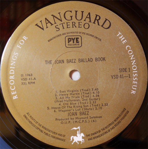 Joan Baez : The Joan Baez Ballad Book (2xLP, Comp)