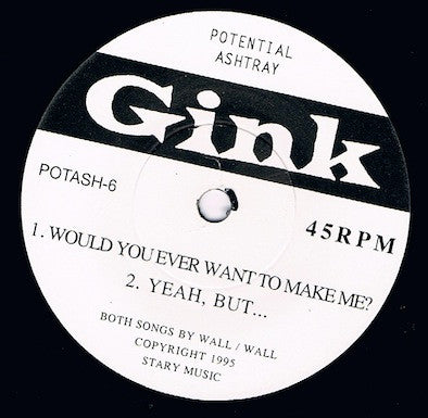 Gink : Would You Ever Want To Make Me? (7")