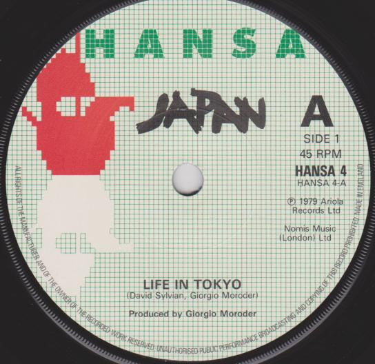 Japan : Life In Tokyo (7", Single, RE)