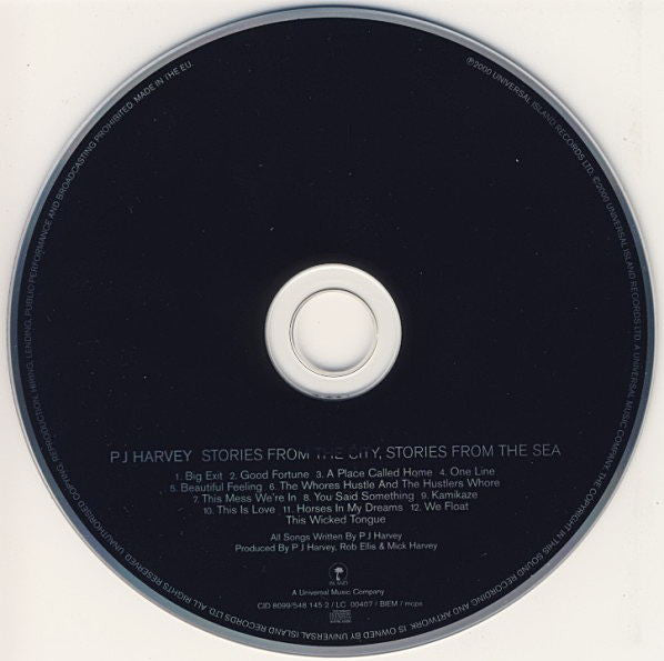 PJ Harvey : Stories From The City, Stories From The Sea (CD, Album, S/Edition, UML)