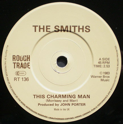The Smiths : This Charming Man (7", Single, RE, Rou)