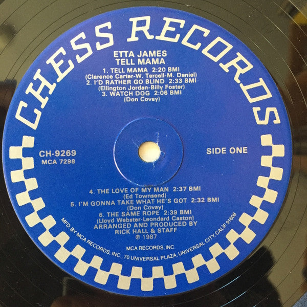 Etta James : Tell Mama (LP, Album, Mono, RE)