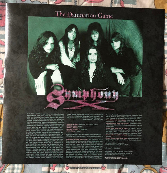 Symphony X : The Damnation Game (LP, Album, Ltd, Gre)