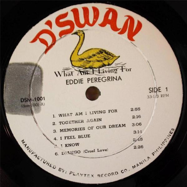Eddie Peregrina & The Blinkers : What Am I Living For (LP, Album)