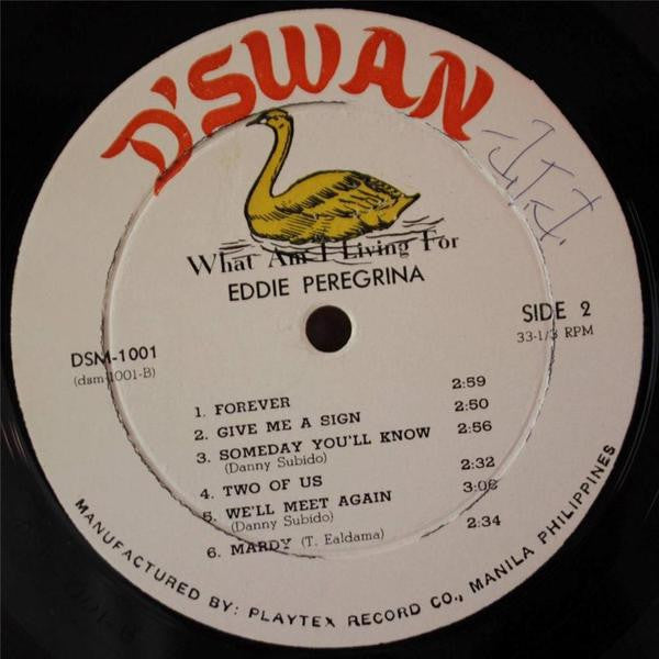 Eddie Peregrina & The Blinkers : What Am I Living For (LP, Album)
