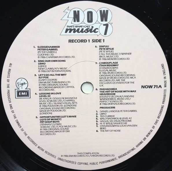 Various : Now That's What I Call Music 7 (2xLP, Comp)