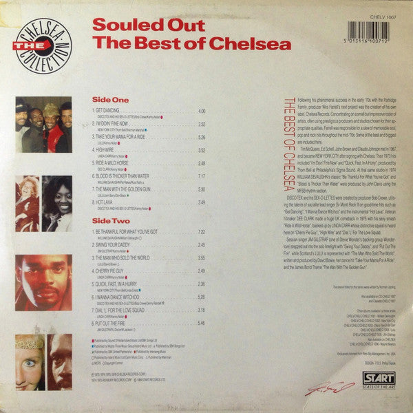 Various : Souled Out - The Best Of Chelsea (LP, Comp)