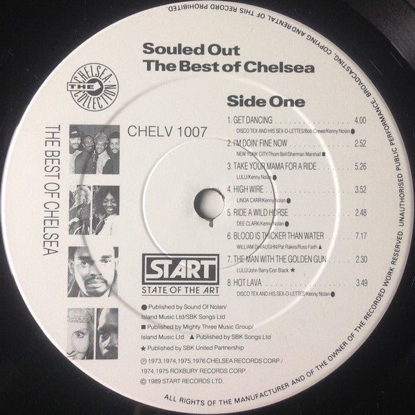 Various : Souled Out - The Best Of Chelsea (LP, Comp)