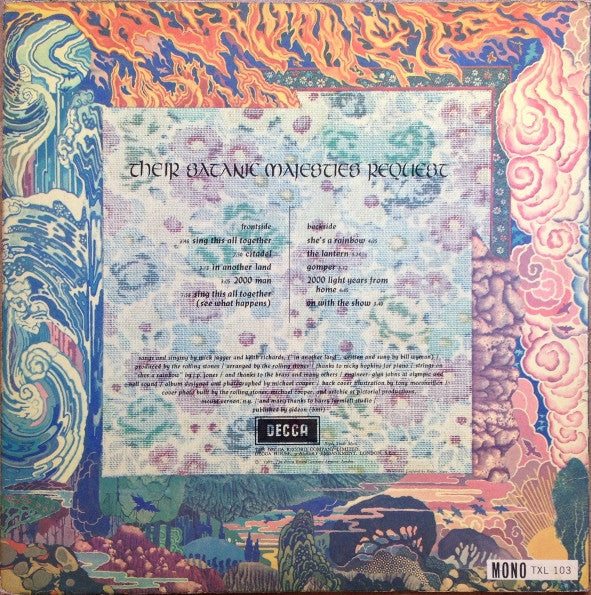 The Rolling Stones : Their Satanic Majesties Request (LP, Album, Mono, RP, Len)