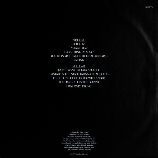 Rod Stewart : Greatest Hits Vol. 1 (LP, Comp, WEA)