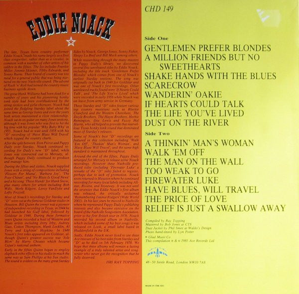 Eddie Noack : Gentlemen Prefer Blondes (LP, Album)