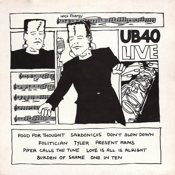 UB40 : Live (LP, Album, Bla)