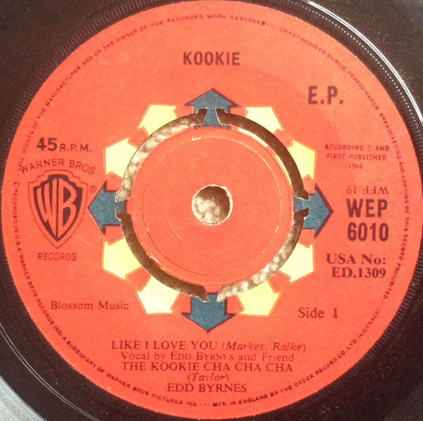 Edd "Kookie" Byrnes : Kookie! (7", EP)