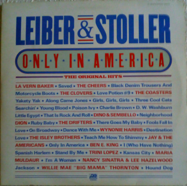 Leiber & Stoller : Only In America The Original Hits (2xLP, Comp, Mono)