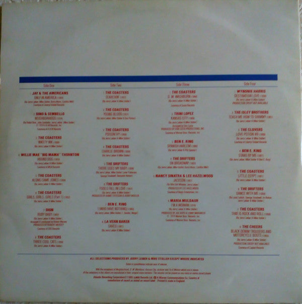 Leiber & Stoller : Only In America The Original Hits (2xLP, Comp, Mono)