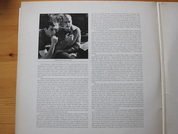 Leiber & Stoller : Only In America The Original Hits (2xLP, Comp, Mono)