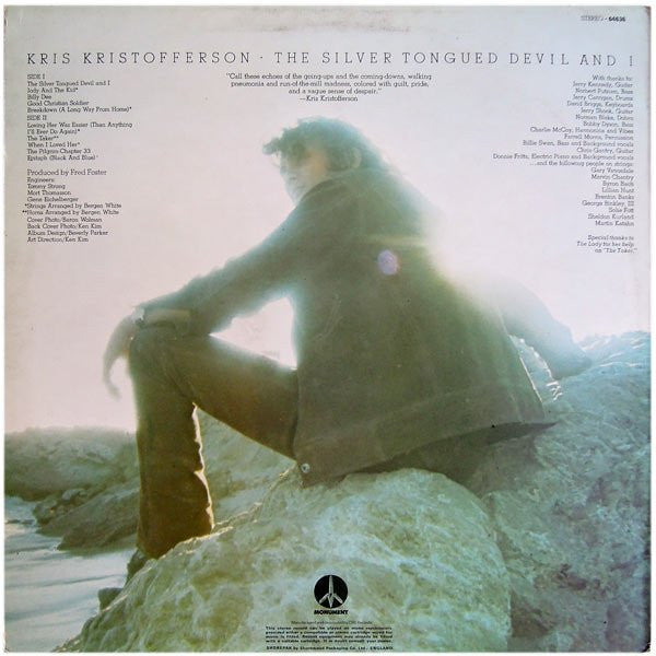 Kris Kristofferson : The Silver Tongued Devil And I (LP, Album)