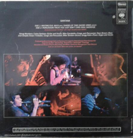 Santana : Santana (LP, Album, RP)