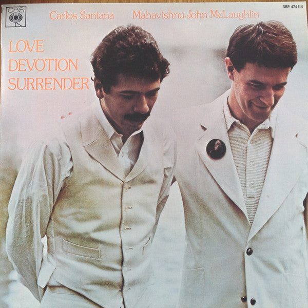 Carlos Santana / Mahavishnu John McLaughlin* : Love Devotion Surrender (LP, Album)