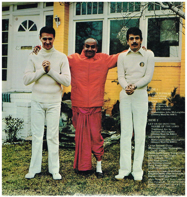 Carlos Santana / Mahavishnu John McLaughlin* : Love Devotion Surrender (LP, Album)