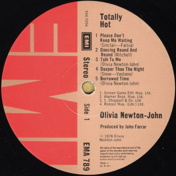 Olivia* : Totally Hot (LP, Album)