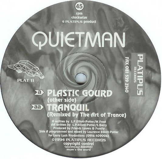 Quietman : Plastic Gourd / Tranquil (12")