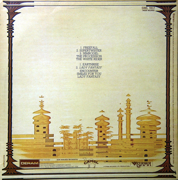 Camel : Mirage (LP, Album, Dec)