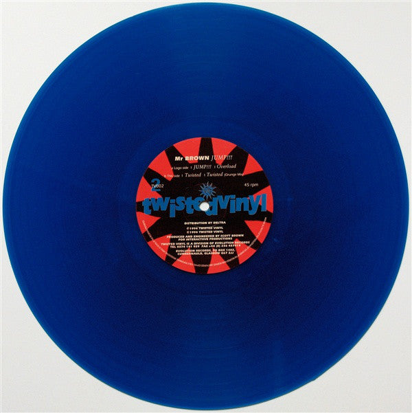 Mr. Brown : JUMP!!! (12", Blu)