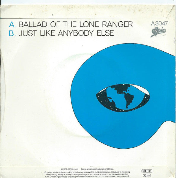 Gerry Cott : Ballad Of The Lone Ranger (7", Single)
