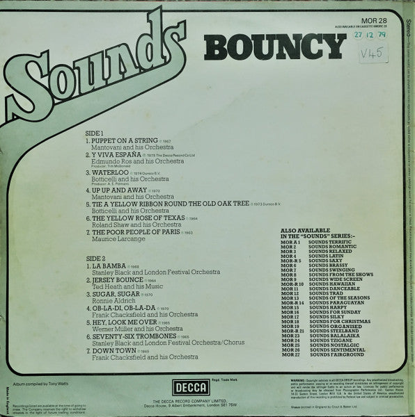 Various : Sounds Bouncy (LP, Comp)