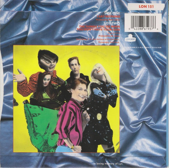 Voice Of The Beehive : I Say Nothing (7", Single, Sil)