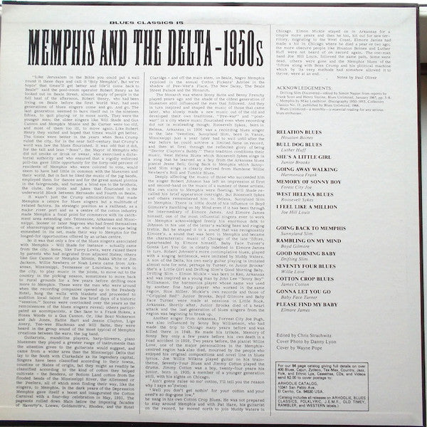Various : Memphis And The Delta - 1950s (LP, Comp, RE)